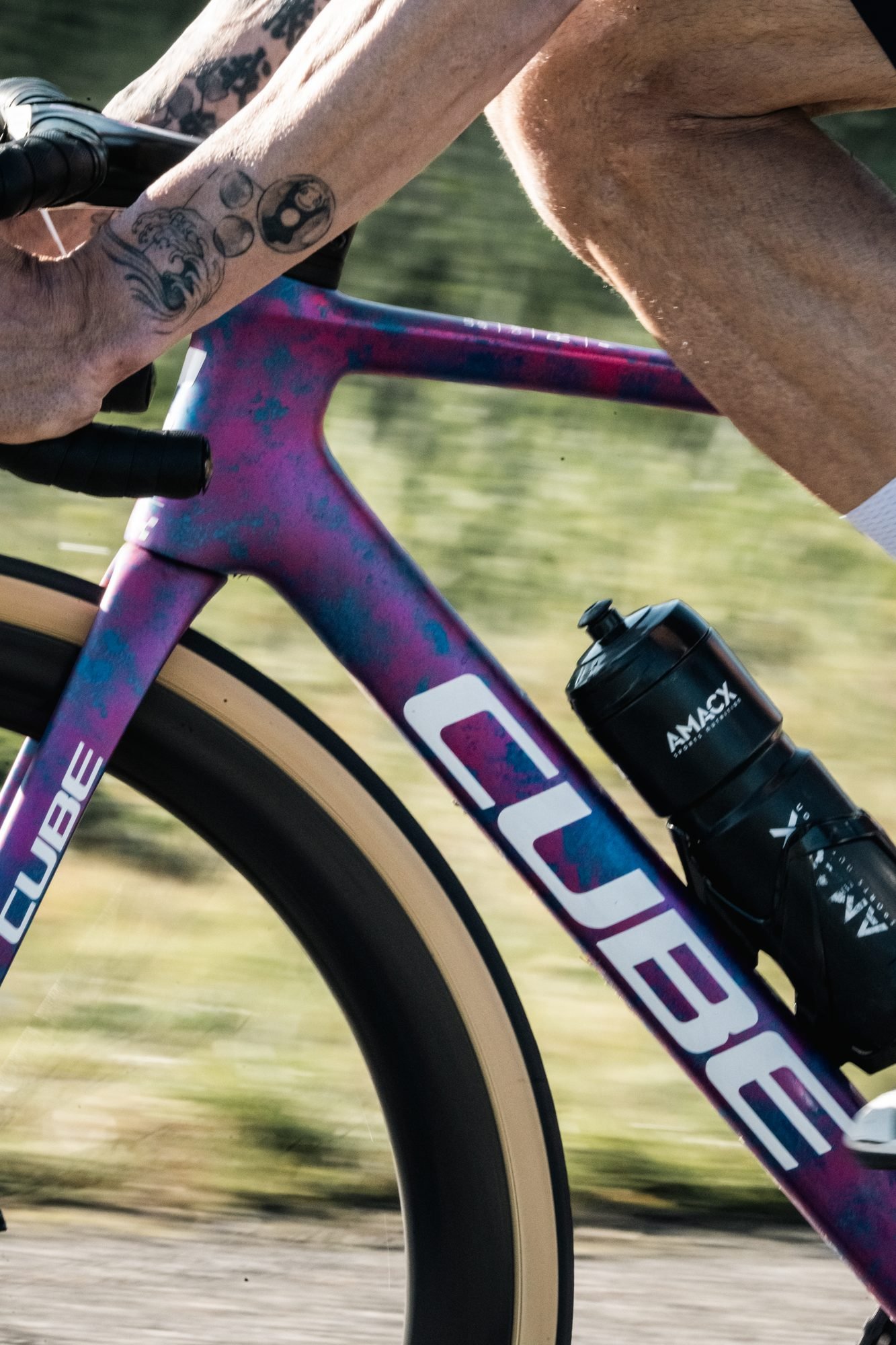 Peloton en mouvement, photo Prism Motion