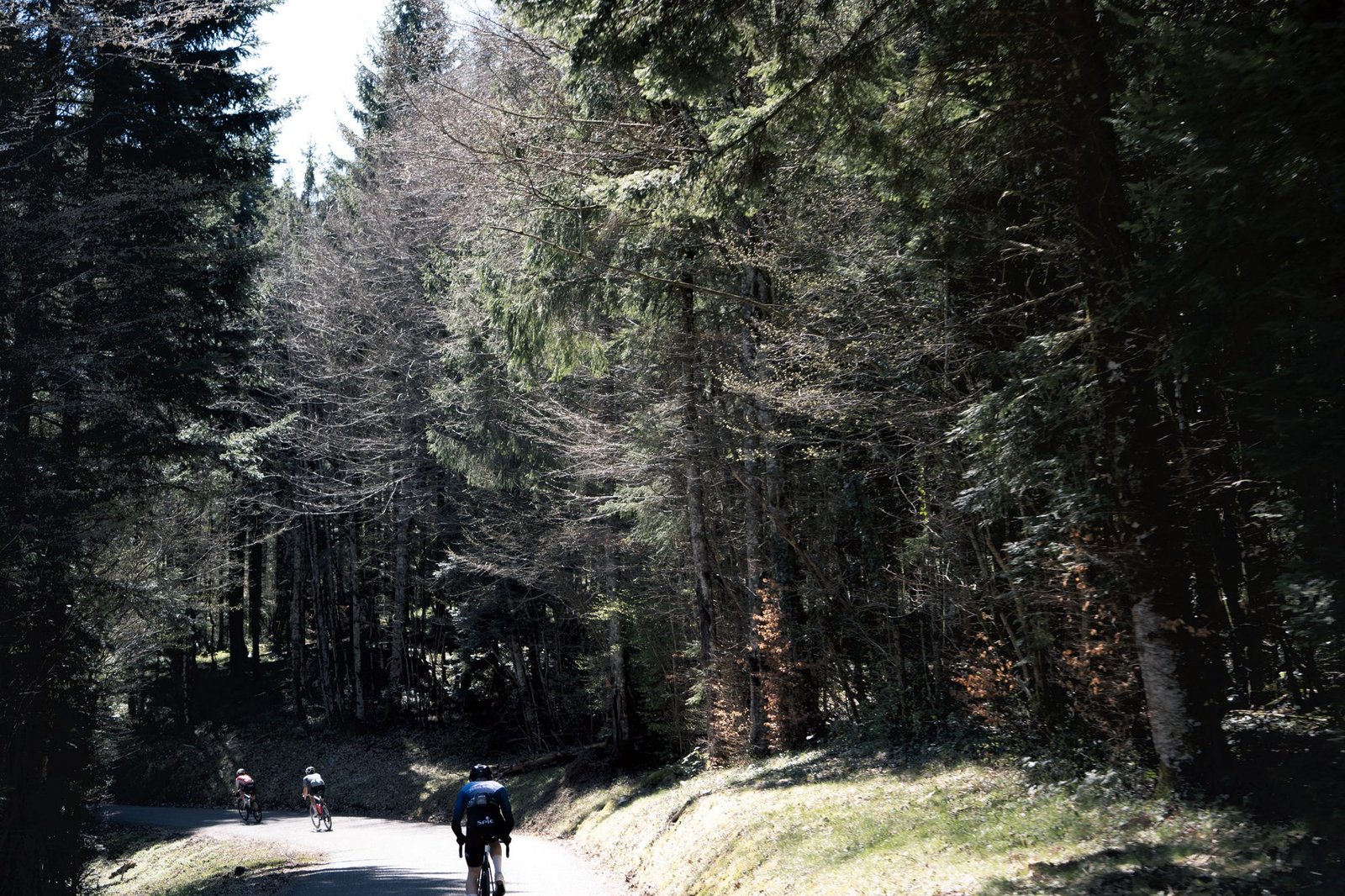 Peloton en mouvement, série photo Prism Motion