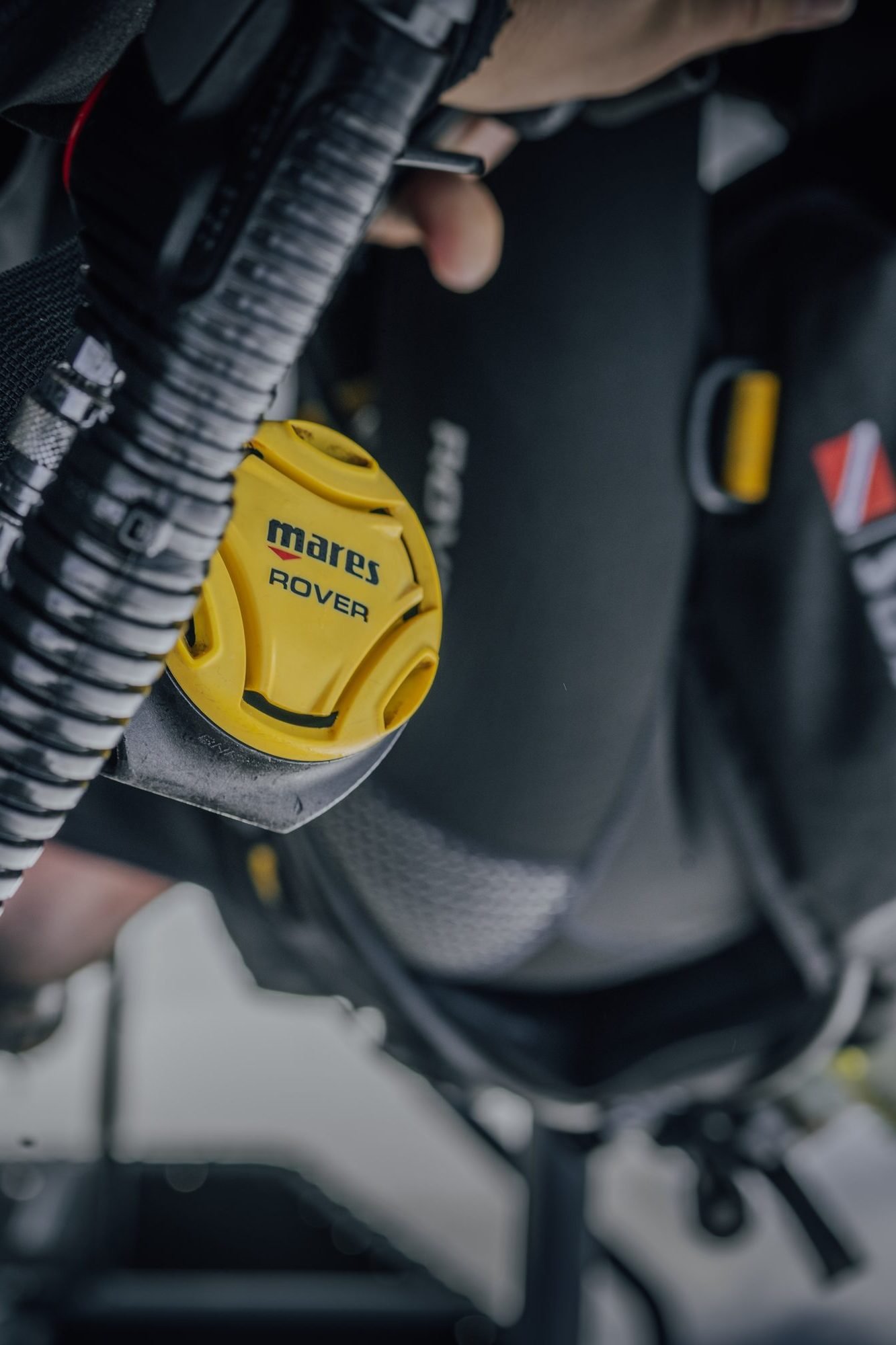 Détail du matériel de plongée